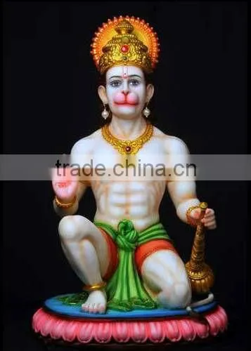 Lord Hanuman Marble Statue