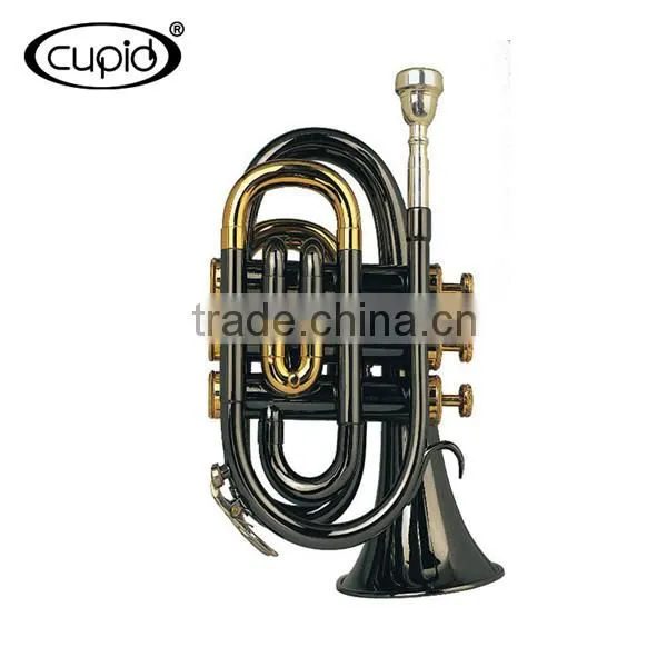 YPTR-01 CUPID Professional BB Black Pocket Trumpet for Sale