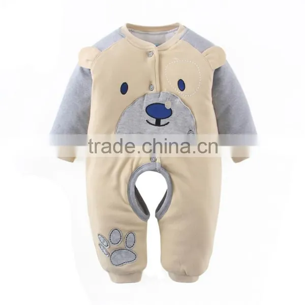 Warm Baby Rompers Pink Blue Yellow Newborn Turkey Wholesale Children Clothes photo-3