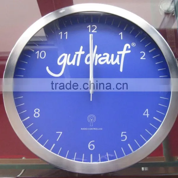 12 Inch Stainless Steel Wall Clock photo-2