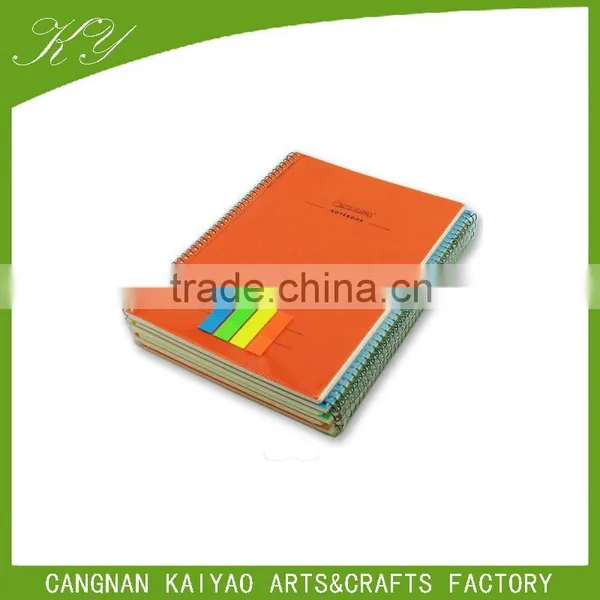 Factory Directly Staples pp Cover 1/2/3 Subject Spiral Notebook With White Ruled photo-2