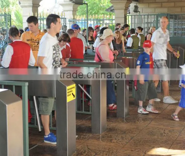 Automatic Tripod Turnstile Gate & RFID Security Gate for Factory Staff Time Attendance photo-4