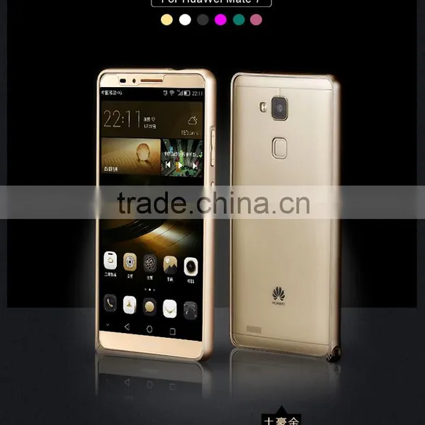 Metal Bumper Aluminum Phone Case for Huawei Y635 Smart Cover Case for Huawei Ascend Mate 7 photo-6