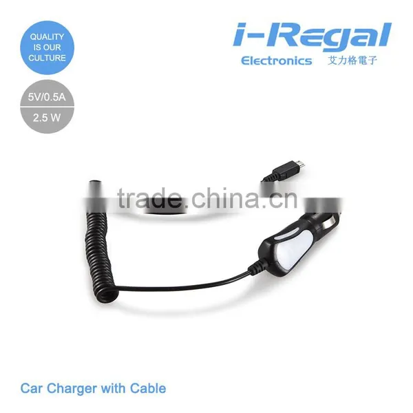 Factory Direct Sale Micro Usb Car Charger With Cable for IPhone IPad photo-6