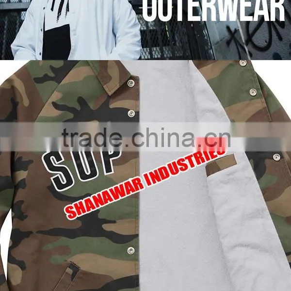Customize Camoflage Coach Jackets photo-3