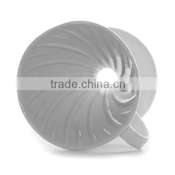 Kitchenware Coffee Tool White Ceramic Coffee Dripper photo-2