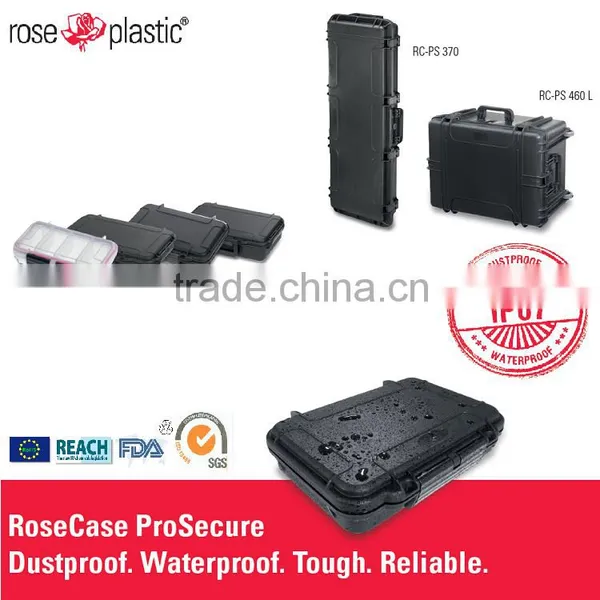 Solid Recycle Handcarry Protective Custom Printing Anti Shock Clear Display Abs pp Hand Tool Hard Case With Clip Foam Grid Label photo-4