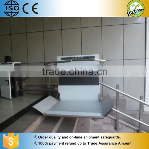 2015 China new inching switch or automatic barrier free wheelchair lifting platform