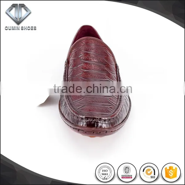 Goodyear Driving Shoes Injection Molding High Level Genuine Leather Men Shoes Crocodile Can Order One Pair photo-4