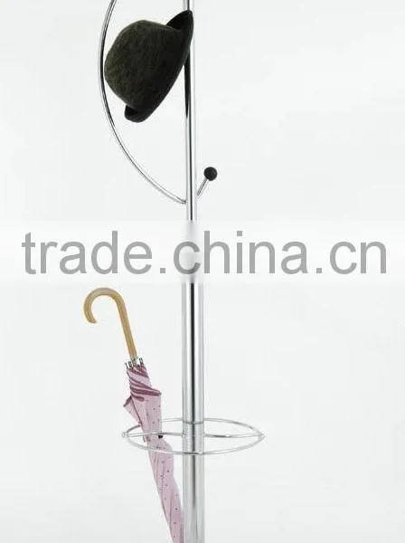 Coat chrome hanger stand coat rack