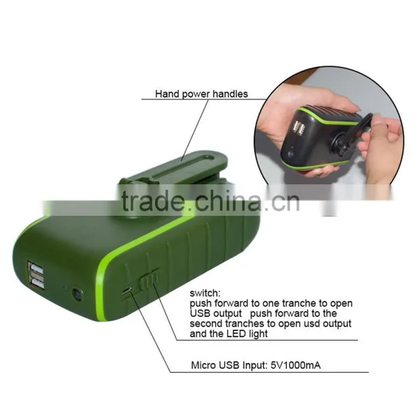 Power Solar Bank Handheld Dynamo Mobile Charger photo-6