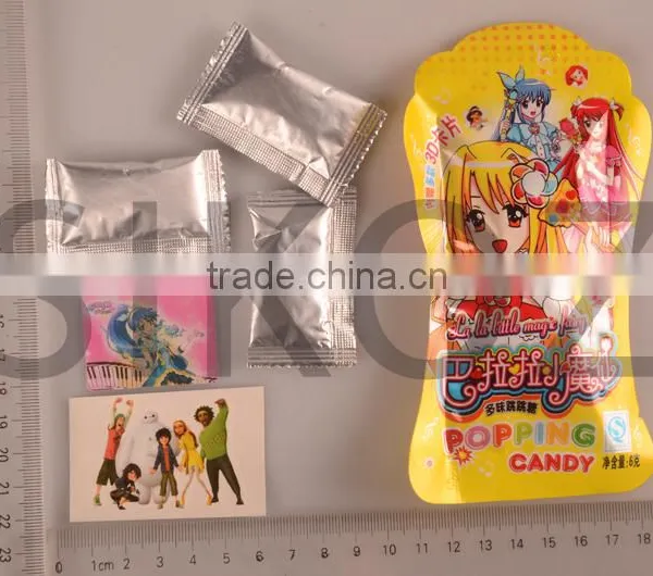 SK-P047 Magic Popping Candy With 3D Card Sticker AND Tattoo photo-2