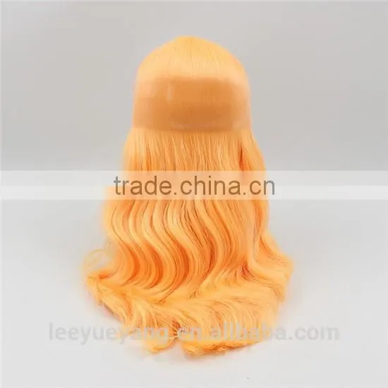 New Arrival Loose Wavy Glow Orange Neo Blythe Doll Wigs photo-3