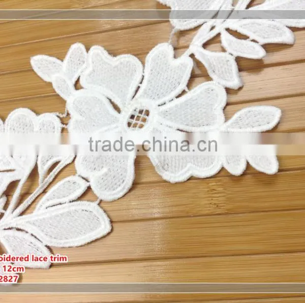 2017 Beautiful Wedding Dress Chemical Lace Trim photo-2