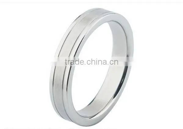2016 High Polished Classic Plain 316L Stainless Steel Ring for Lover photo-4