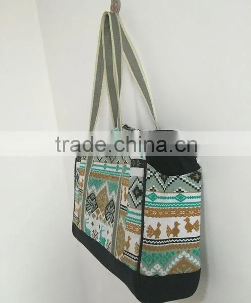Beautifully Printed OEM Production Canvas Tote Bag(CAS15-027) photo-2