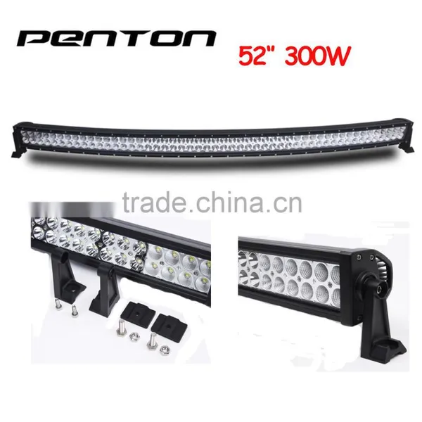 Penton 52 Inch 300W 4x4 Led Car Light Off Road Curved Led Light Bar, Auto Vehicle Led Light Arch Bent