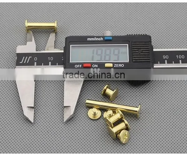 Brass Plated Hollow Set Rivets photo-3