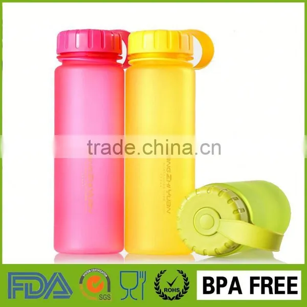 500ml Sports Plastic Fruit Water Bottle Shaker Logo Tea Cups photo-2