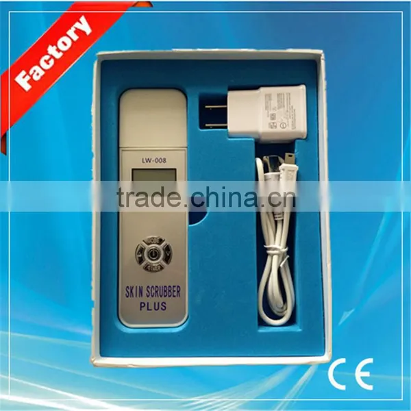 Ultrasonic Face Scrubber LCD Liquid Crystal Display LW-008 Face Massager Portable photo-4