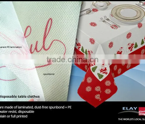 PE Laminated table clothes