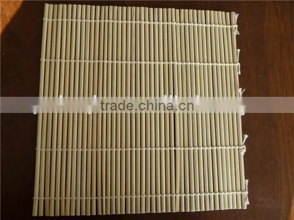 High Quality Wholesale Bamboo White Sushi Rolling Mat photo-4