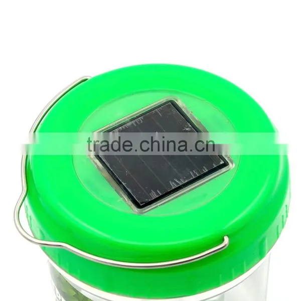 Solar Powered Light LED Insect Wasp Trap Mosquito Killer Lamp photo-6