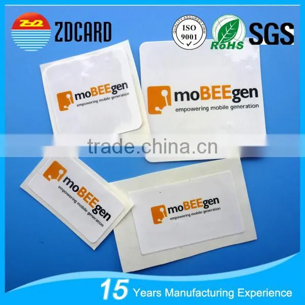 Square Shape 24*76mm Paper Ntag213 Nfc Label photo-5