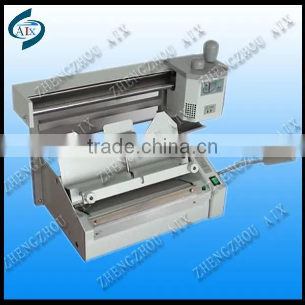 Wireless double heating glue binding machine/desktop glue machine/small type glue machine