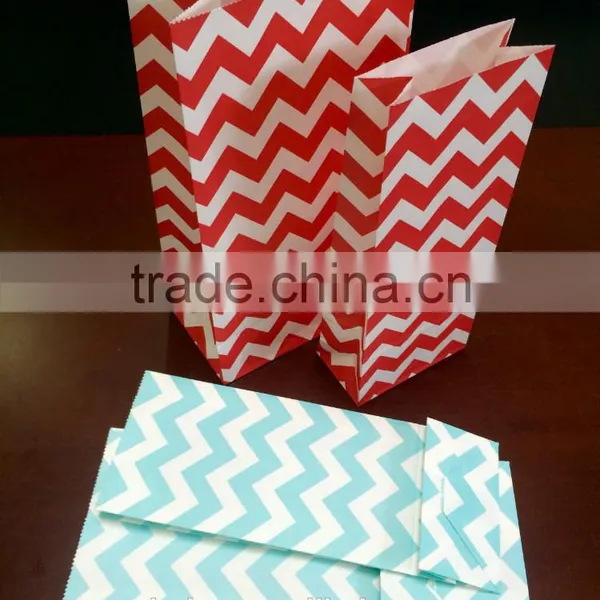 Flexo Printing Flat Bottom Kraft Paper Bag photo-2