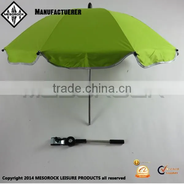 New UV Protection Colorful Bendable Umbrella Sunshade for Pram, Stroller photo-2