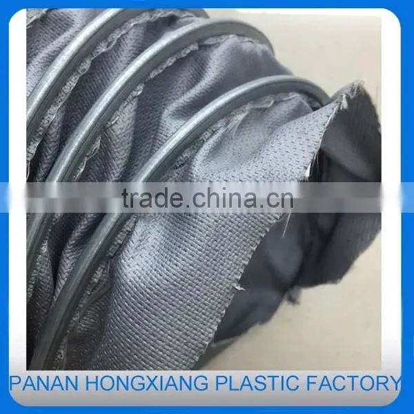 Nylon Round Flexible Air Ducting Canvas Wteel Wire Duct Hose photo-3