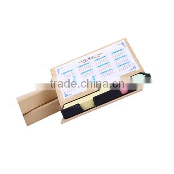 Business Ecofriendly Kraft Paper Plastic Pallet Sticky Note Set photo-2