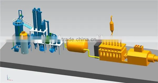 High Efficiency Water Circulating Biomass GasificatioN/MSW Gasifier/City Waste Gasification for Power Plant,bath,bioler photo-5