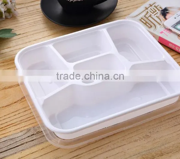 Wholesale Plastic Boxes Sealed Preserving Folding Container With Lid Connected photo-4