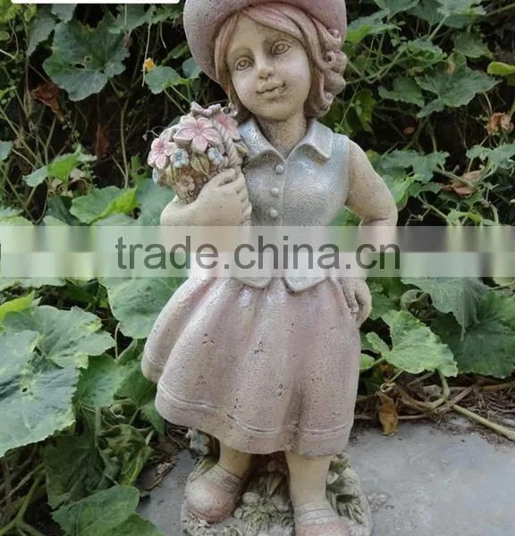 Resin Snow White Elegant Lady Figurines With a Pot in Hand photo-3