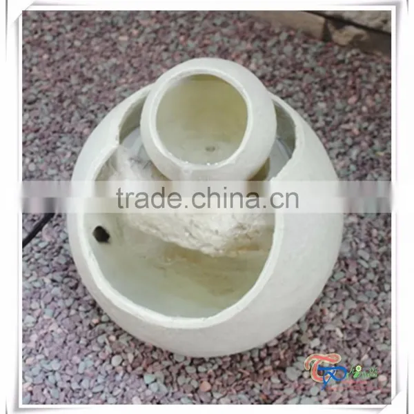 Small Ceramic Decoration Resin Tabletop Fountain photo-2