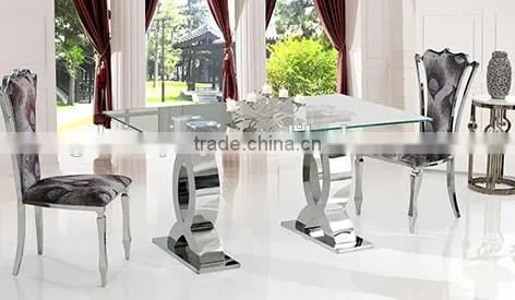 8 Seater Dining Room Table Design Glass Dining Room Table TH370 photo-2