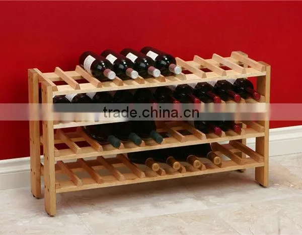 Solid Wooden Wine Rack for Home /Club photo-3