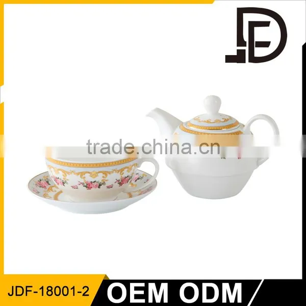 Fine China Arabic Modern Turkish Porcelain Tea Pot, Tea for One Set Wholesale photo-5