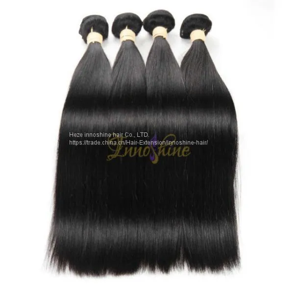 Wholesale Silky Straight Human Hair Weft Hair Weaving photo-3