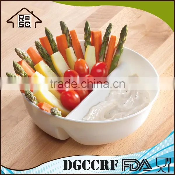 Eco-friendly Microwave Safe Never Soggy Plastic Cereal Milk Bowl photo-3