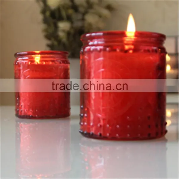 Wax Candle Jar Glass Candle Jar,color Candle Glass,tea Light Holder photo-6