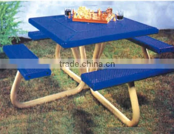 (HD-19502) Restaurant Table and Bench Picnic Table and Chairs photo-6