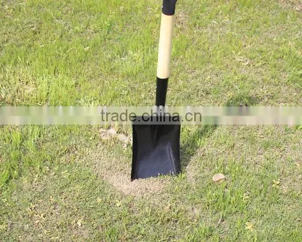 Hot Sale D Shape Agricultural Mini Wood Handle Garden Shovel photo-3