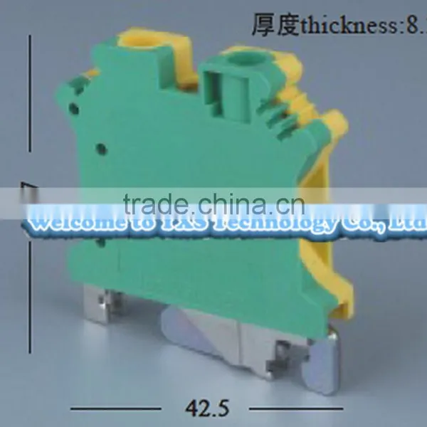 Terminal Blocks/connection Ground Terminal Suit DIN Rail Type USLKG6