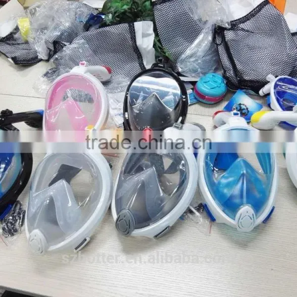 Full Face Seaview Snorkel Mask 180 Surface Diving Scuba Gear Easy Breathing With Dry Snorkel photo-3