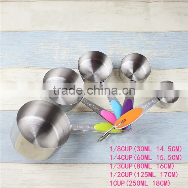 Cooking Tools Measuring Tool Stainless Steel Measuring Cup and Spoon Set photo-5