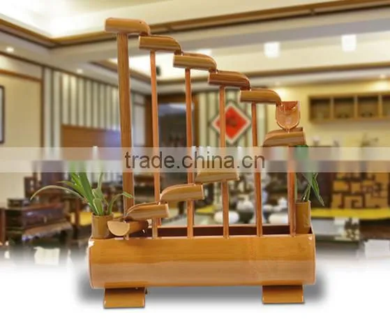 Bamboo Chinese Artifical Craft Indoor Water Fountain photo-2