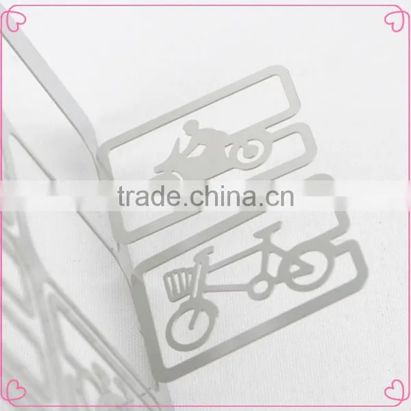 Metal Color S/S OEM Shapes Bookmark Office Stationery photo-2